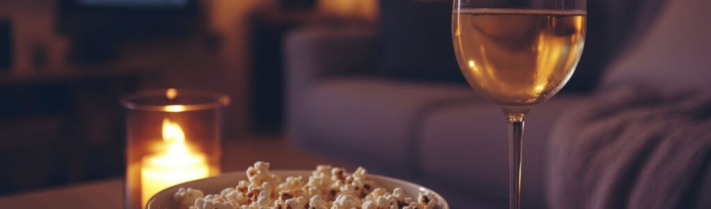 Harmonização inusitada com pipoca