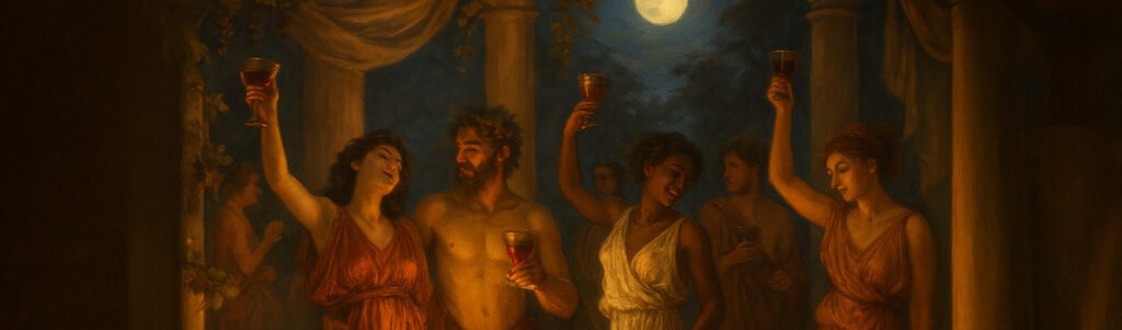 Vinho, pele e desejo: os rituais secretos de Baco