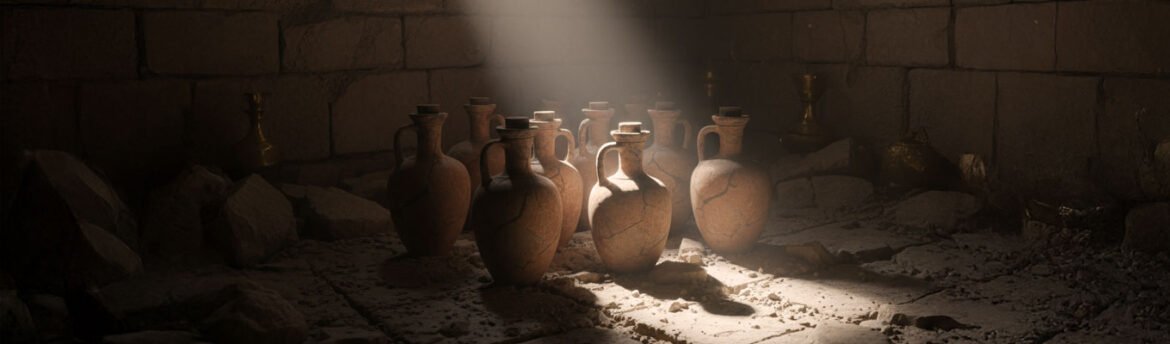 Jarras antigas de vinho