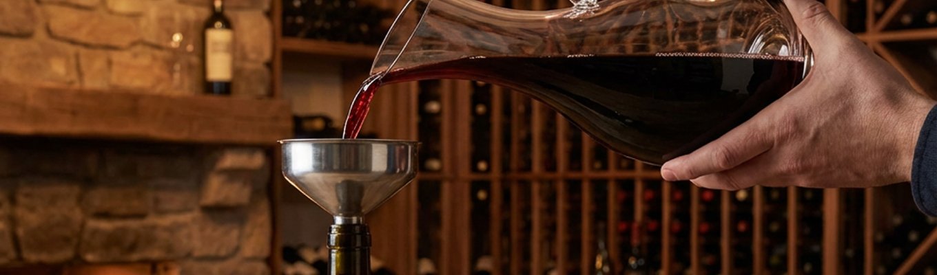 Uma fotografia detalhada e cinematográfica que captura a ação específica de dupla decantação