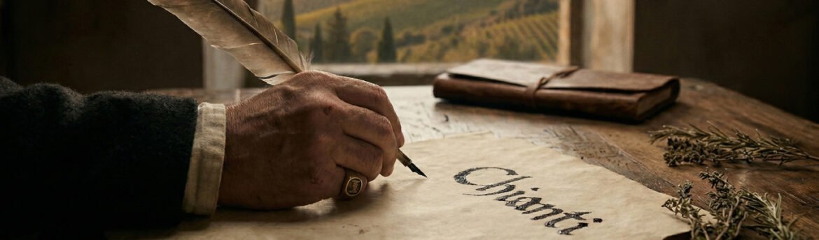 A palavra Chianti e o seu primeiro registro na história