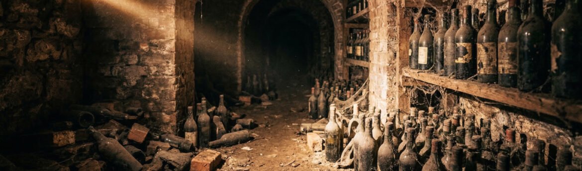 Adega centenária é descoberta através de cratera em campo de golfe